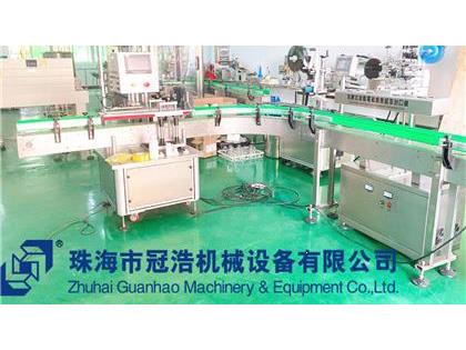 旋蓋機，鋁箔封口機，貼標機，噴碼機，整套生產(chǎn)線(xiàn)已完成生產(chǎn)送貨至客戶(hù)公司
