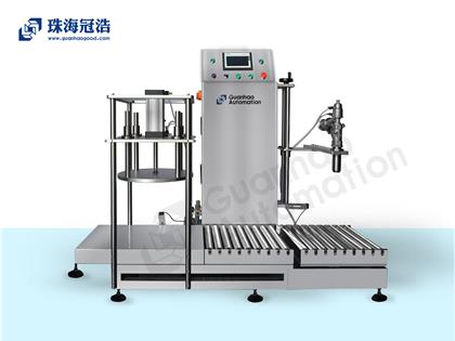 半自動(dòng)稱(chēng)重灌裝、壓蓋一體機